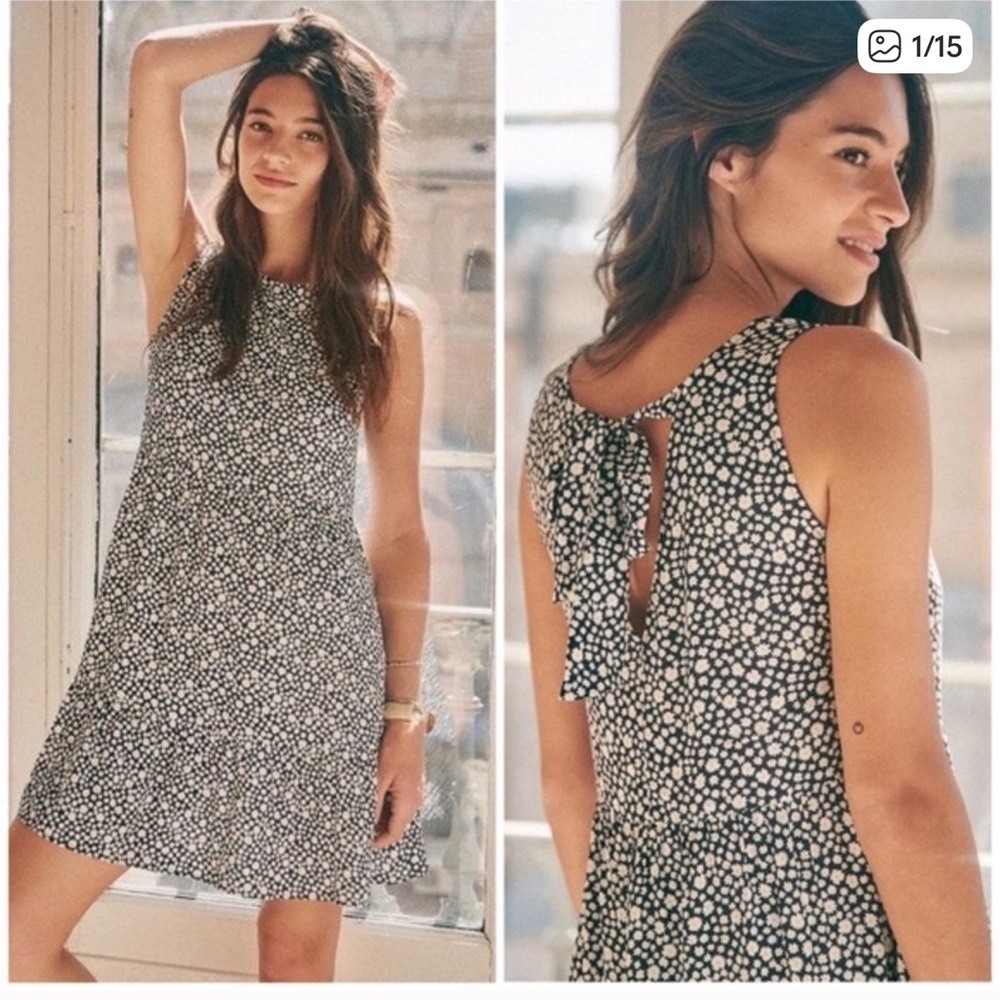 SEZANE Fifi Dress in Blue Daisy